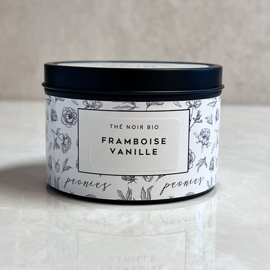 Thé Noir Framboise Vanille — Peonies Natural Care