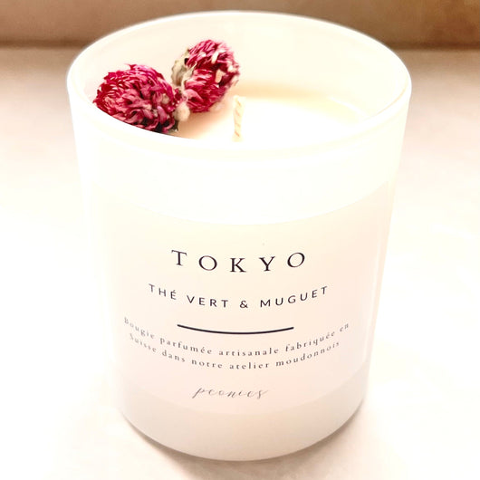 Tokyo - Thé vert & muguet 160g — Peonies Natural Care
