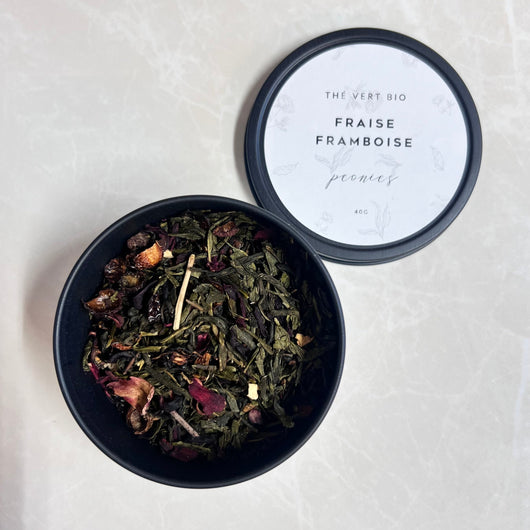 Thé Vert Fraise Framboise — Peonies Natural Care