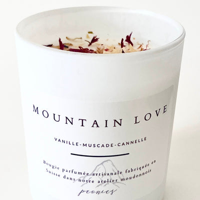 Mountain Love - vanille, muscade & cannelle 160g — Peonies Natural Care