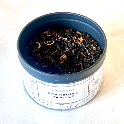 Thé Noir Framboise Vanille — Peonies Natural Care