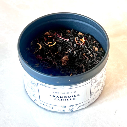 Thé Noir Framboise Vanille — Peonies Natural Care