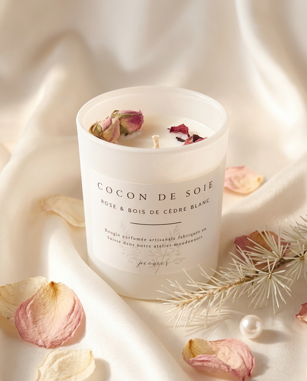 Cocon de Soie - Rose & Bois de Cèdre Blanc — Peonies Natural Care