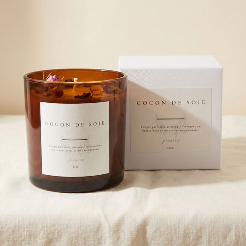 Cocon de Soie - Rose & Bois de Cèdre Blanc 650g