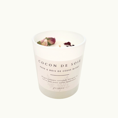 Silk Cocoon - Rose & White Cedarwood