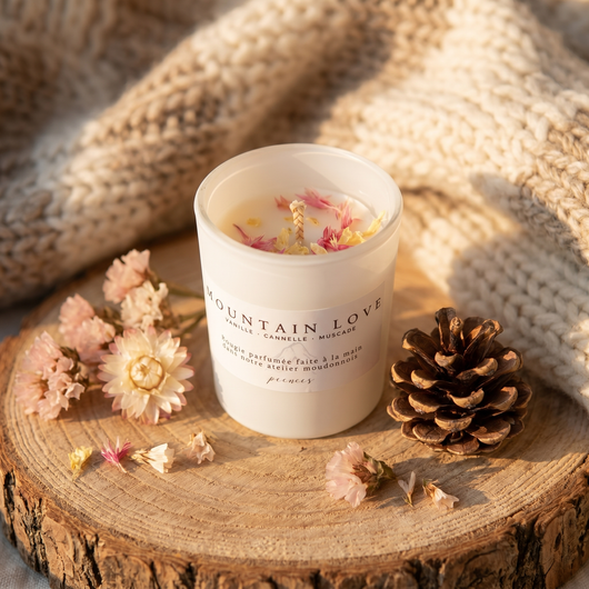 Mountain Love - vanille, muscade & cannelle 60g — Peonies Natural Care