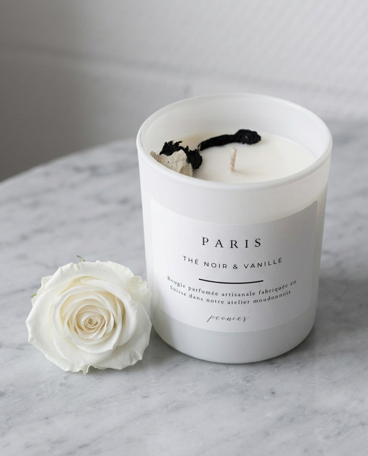 Paris - thé noir & vanille 160g — Peonies Natural Care