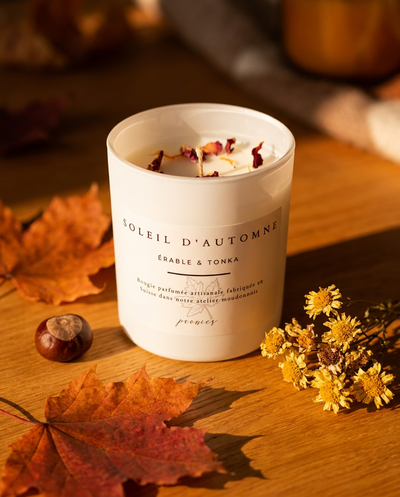 Soleil d’Automne - érable & Tonka 160g — Peonies Natural Care