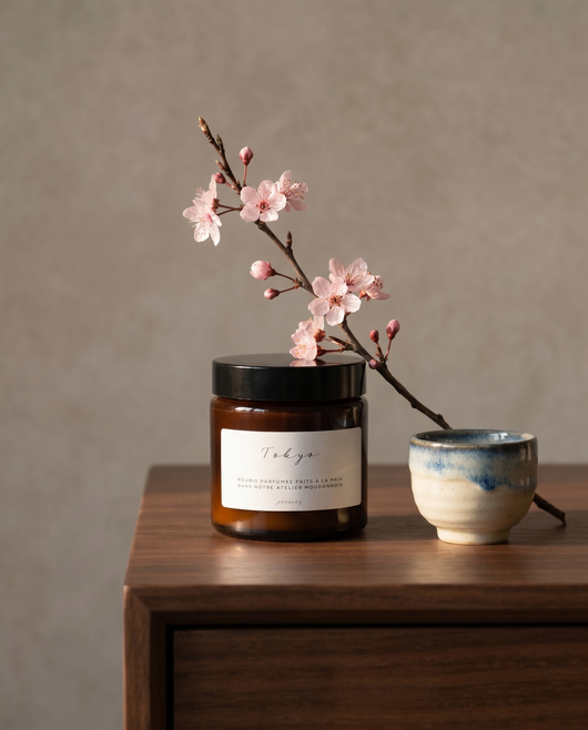 Tokyo - Thé vert & muguet 90g — Peonies Natural Care