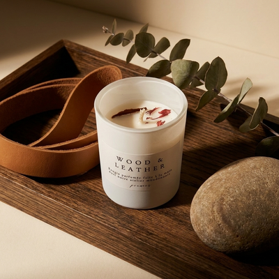 Wood & Leather — Peonies Natural Care